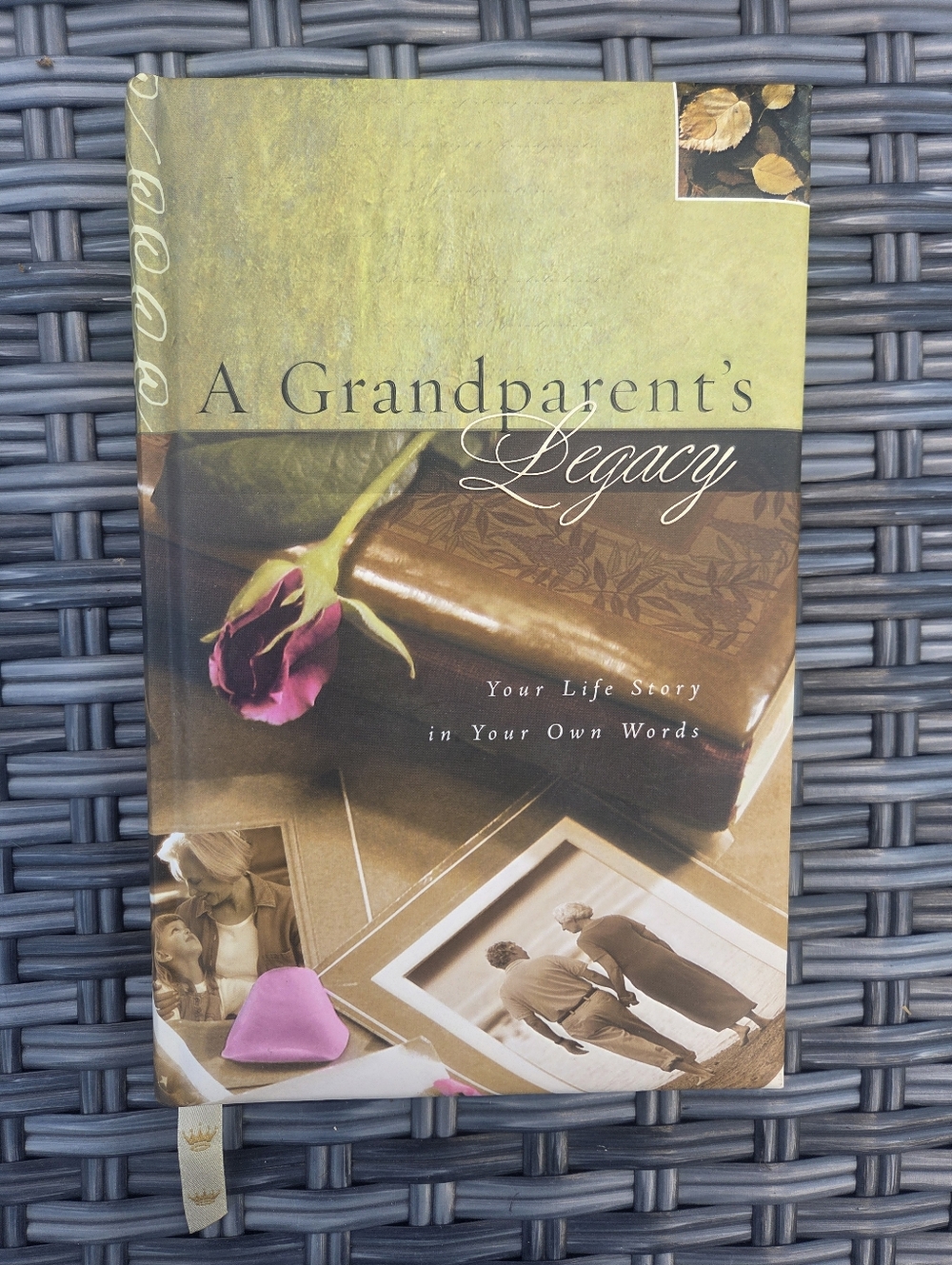 A Grandparent's Legacy Hardcover Book - Green and Pink